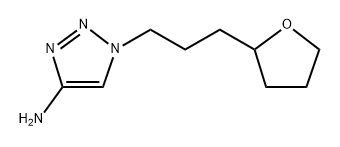 1-(3-(Tetrahydrofuran-2-yl)propyl)-1h-1,2,3-triazol-4-amine Structure