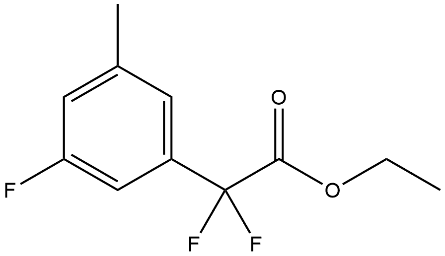 Ethyl α,α,3-trifluoro-5-methylbenzeneacetate Structure