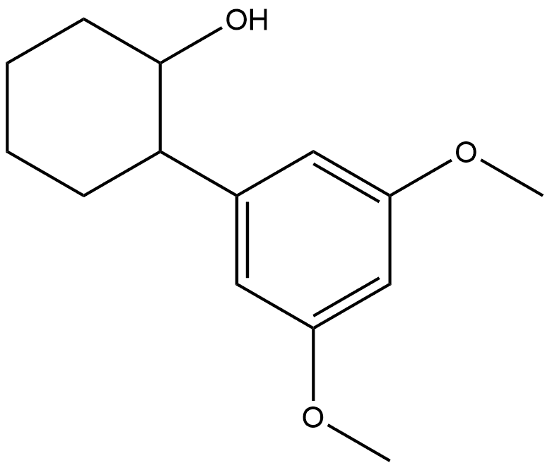 2-(3,5-Dimethoxyphenyl)cyclohexanol Structure