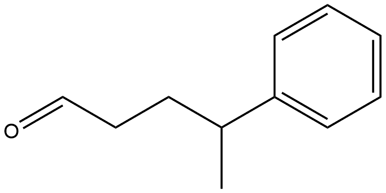 Benzenebutanal, γ-methyl- Structure