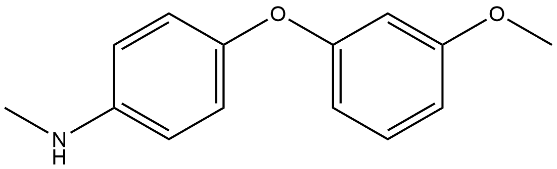 4-(3-Methoxyphenoxy)-N-methylbenzenamine Structure