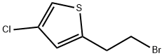 Thiophene, 2-(2-bromoethyl)-4-chloro- Structure