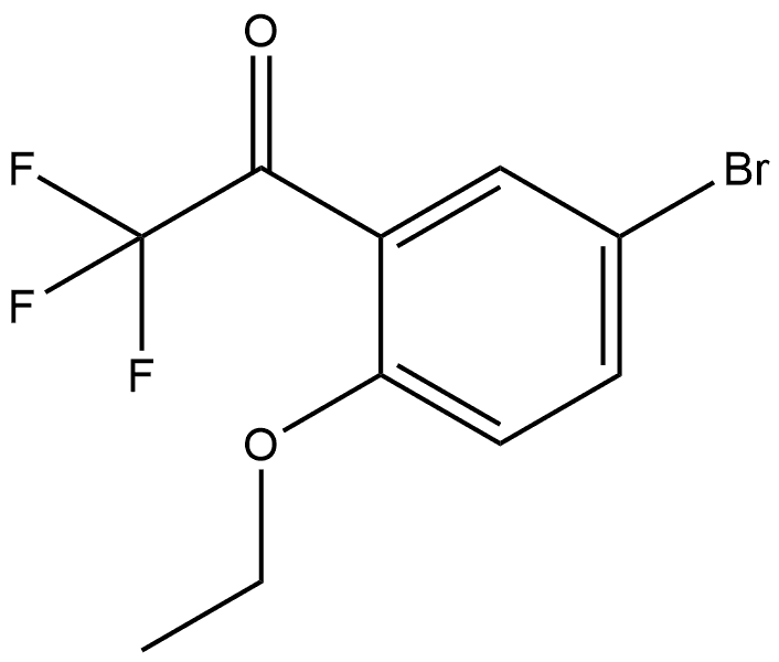 1-(5-Bromo-2-ethoxyphenyl)-2,2,2-trifluoroethanone Structure