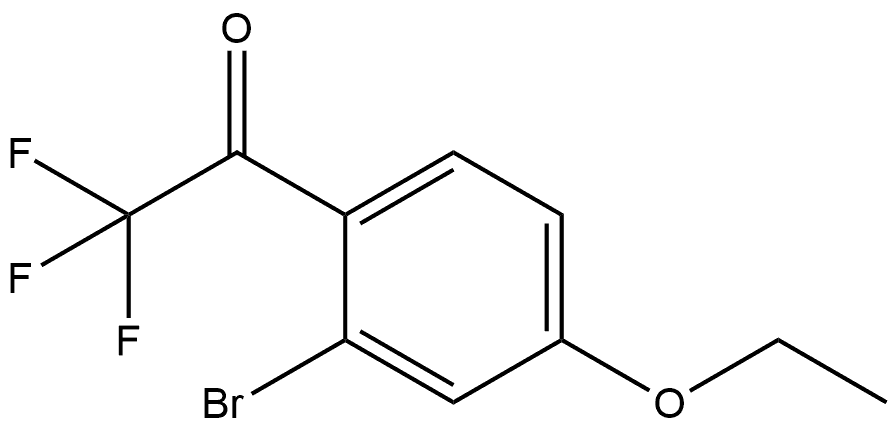 1-(2-Bromo-4-ethoxyphenyl)-2,2,2-trifluoroethanone Structure