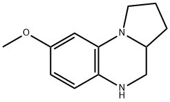 Pyrrolo[1,2-a]quinoxaline, 1,2,3,3a,4,5-hexahydro-8-methoxy- Structure