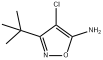 5-Isoxazolamine, 4-chloro-3-(1,1-dimethylethyl)- Structure