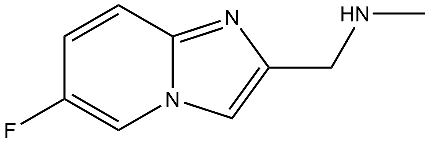 1-(6-fluoroimidazo[1,2-a]pyridin-2-yl)-N-methylmethanamine Structure