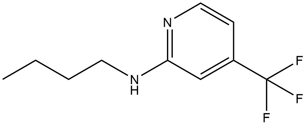 N-Butyl-4-(trifluoromethyl)-2-pyridinamine Structure