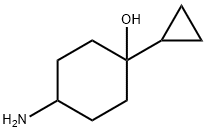 Cyclohexanol, 4-amino-1-cyclopropyl- 구조식 이미지