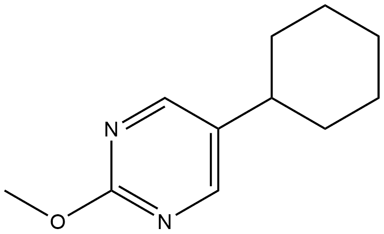 5-Cyclohexyl-2-methoxypyrimidine Structure