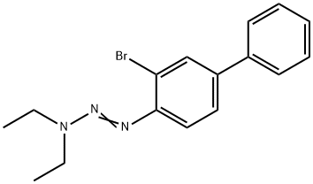 1-Triazene, 1-(3-bromo[1,1'-biphenyl]-4-yl)-3,3-diethyl- 구조식 이미지