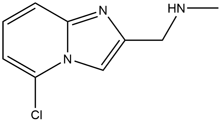 (5-CHLORO-IMIDAZO[1,2-A]PYRIDIN-2-YLMETHYL)-METHYL-AMINE Structure