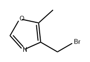 Oxazole, 4-(bromomethyl)-5-methyl- Structure