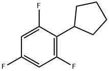 2-cyclopentyl-1,3,5-trifluorobenzene Structure