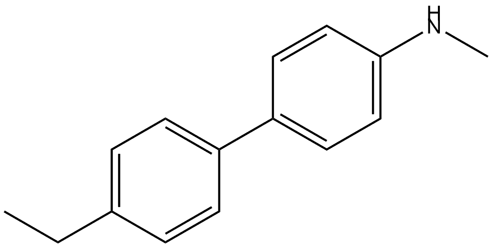 4'-Ethyl-N-methyl[1,1'-biphenyl]-4-amine Structure