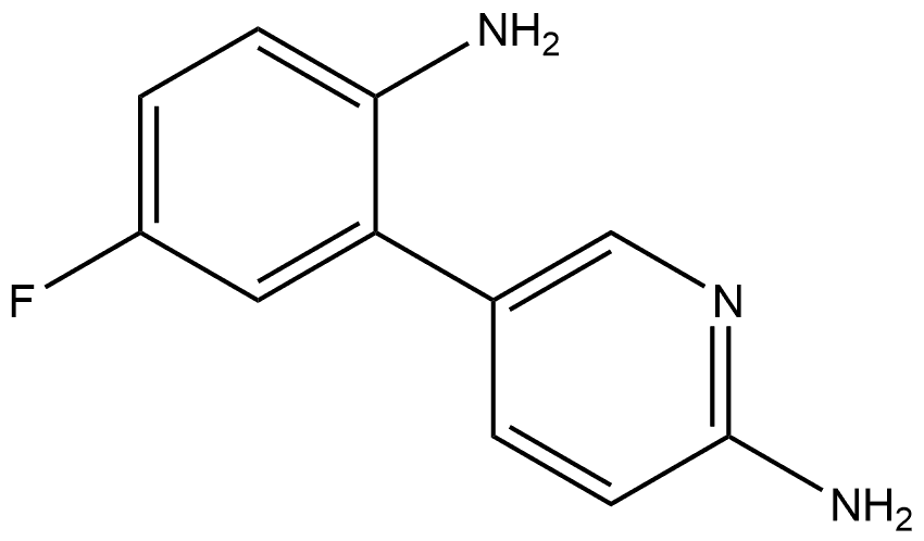 5-(2-Amino-5-fluorophenyl)-2-pyridinamine Structure