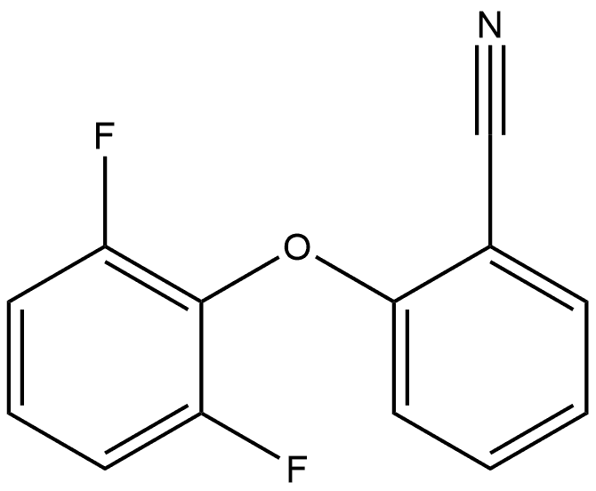 2-(2,6-Difluorophenoxy)benzonitrile Structure