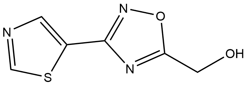 3-(5-Thiazolyl)-1,2,4-oxadiazol-5-yl]methanol Structure