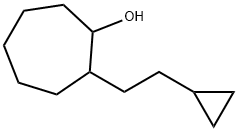 Cycloheptanol, 2-(2-cyclopropylethyl)- Structure