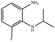 1,2-Benzenediamine, 3-fluoro-N2-(1-methylethyl)- Structure