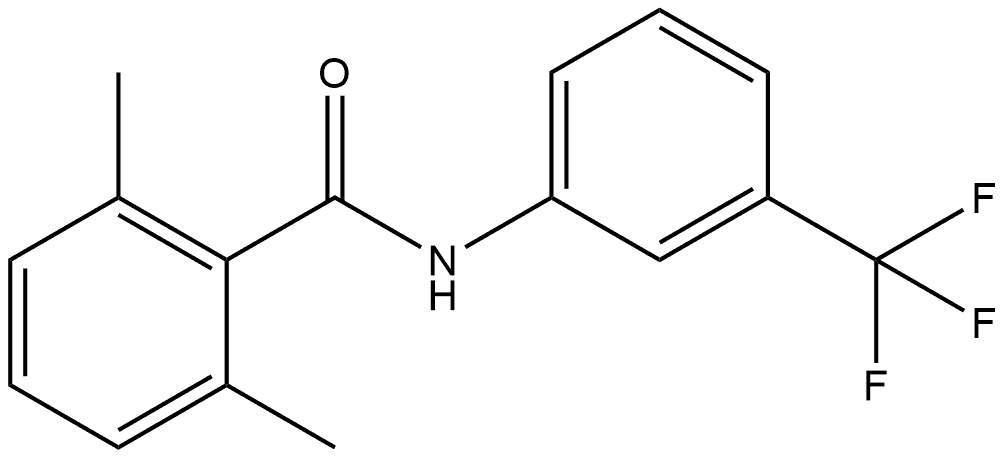 2,6-Dimethyl-N-[3-(trifluoromethyl)phenyl]benzamide Structure