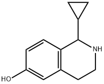 1-cyclopropyl-1,2,3,4-tetrahydroisoquinolin-6-ol Structure