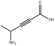 4-aminopent-2-ynoic acid Structure