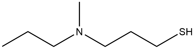 1-Propanethiol, 3-(methylpropylamino)- Structure