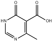 4-Methyl-6-oxo-1,6-dihydropyrimidine-5-carboxylic acid 구조식 이미지