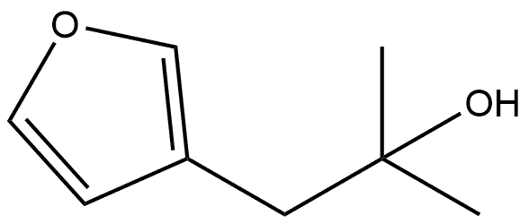 1-(furan-3-yl)-2-methylpropan-2-ol 구조식 이미지