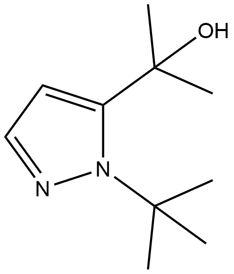 2-(1-(Tert-butyl)-1H-pyrazol-5-yl)propan-2-ol Structure