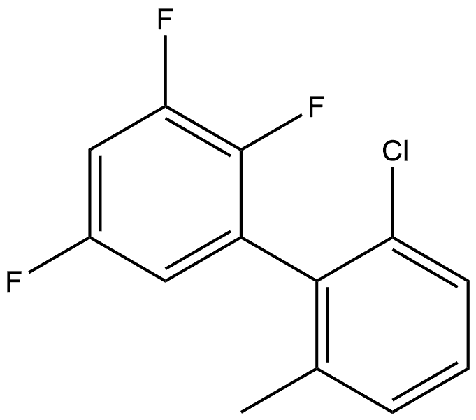 2'-Chloro-2,3,5-trifluoro-6'-methyl-1,1'-biphenyl Structure