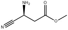 Propanoic acid, 3-amino-3-cyano-, methyl ester, (S)- (9CI) Structure