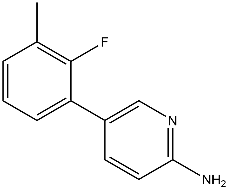 5-(2-Fluoro-3-methylphenyl)-2-pyridinamine Structure