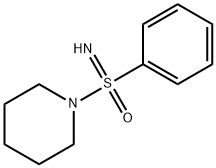 Sulfoximine, S-phenyl-S-(1-piperidinyl)- 구조식 이미지