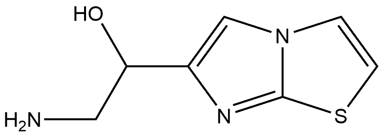 2-amino-1-(imidazo[2,1-b]thiazol-6-yl)ethan-1-ol Structure