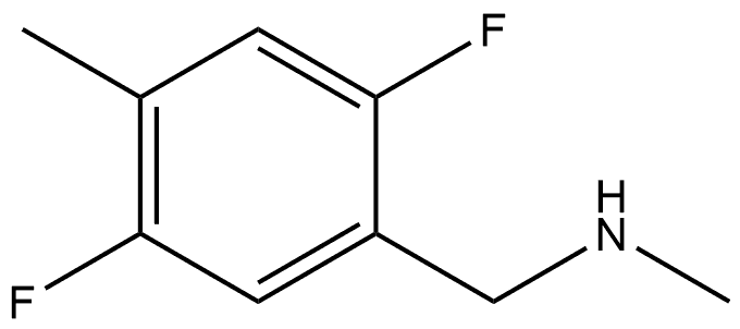 (2,5-difluoro-4-methylphenyl)methyl](methyl)amine Structure