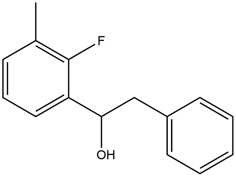 α-(2-Fluoro-3-methylphenyl)benzeneethanol Structure