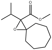 1-Oxaspiro[2.6]nonane-2-carboxylic acid, 2-(1-methylethyl)-, methyl ester Structure