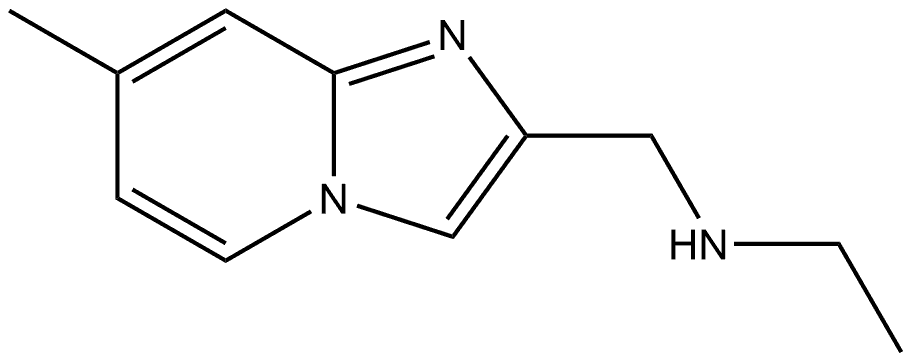 N-[(7-methylimidazo[1,2-a]pyridin-2-yl)methyl]ethanamine Structure