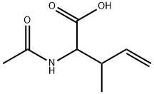 4-Pentenoic acid, 2-(acetylamino)-3-methyl- Structure