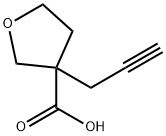 3-(prop-2-yn-1-yl)oxolane-3-carboxylic acid Structure