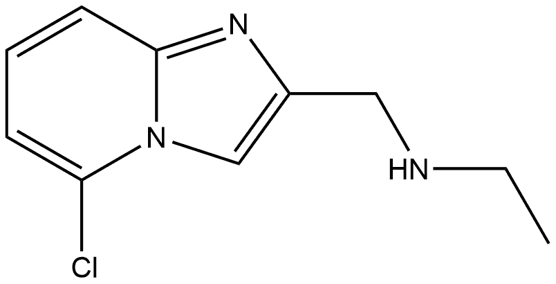 ({5-chloroimidazo[1,2-a]pyridin-2-yl}methyl)(ethyl)amine Structure