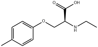 N-ethyl-O-(p-tolyl)-L-serine 구조식 이미지