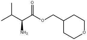 L-Valine, (tetrahydro-2H-pyran-4-yl)methyl ester Structure