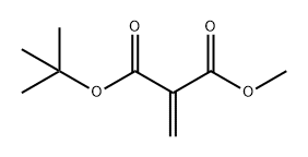 Propanedioic acid, 2-methylene-, 1-(1,1-dimethylethyl) 3-methyl ester Structure