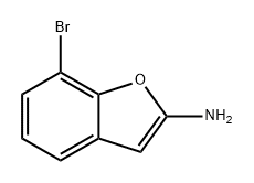 2-Benzofuranamine, 7-bromo- Structure