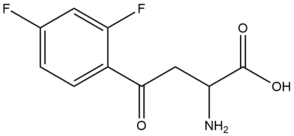 2-amino-4-(2,4-difluorophenyl)-4-oxobutanoic acid Structure