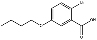 2-Bromo-5-butoxybenzoic acid Structure