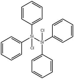 Disilane, 1,2-dichloro-1,1,2,2-tetraphenyl- 구조식 이미지